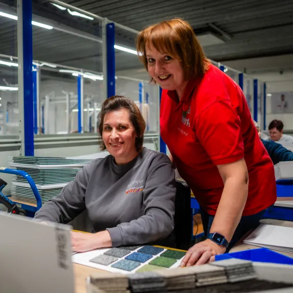 coach en maatwerker aan het werk